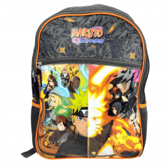 Mochila Naruto Shippuden Costas com Lancheira e Estojo Pacific 978A04