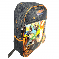 Mochila Naruto Shippuden Costas com Lancheira e Estojo Pacific 978A04