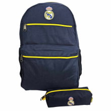 Kit Mochila Real Madrid Oficial + Estojo Escolar Xeryus Grande 14370 Kit Mochila Real Madrid Oficial + Estojo Escolar Xeryus Grande 14370