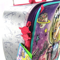 Mochila de Rodinha Baú Barbie Aventura nas Estrelas com Caixa de Som Sestini 064734-06