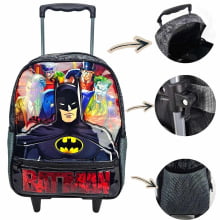 Kit Mochila de Rodinha Batman com Lancheira Térmica Xeryus