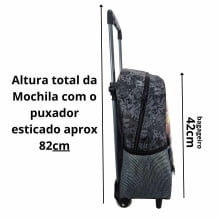 Kit Mochila de Rodinha Batman com Lancheira Térmica Xeryus