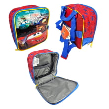 Kit Escolar Mochila de Rodinha Carros Disney com Lancheira Térmica e Estojo Xeryus 11630