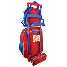 Kit Escolar Mochila de Rodinha Carros Disney com Lancheira Térmica e Estojo Xeryus 11630