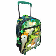 Kit Mochila de Rodinha Dinossauro T-Rex com Lancheira e Estojo - Pacific