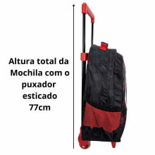 Kit Mochila de Rodinha Flamengo com Lancheira e Estojo Duplo Xeryus 16350