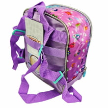 Kit Mochila de Rodinha Sereia Mermaid Emoji com Lancheira Térmica Pacific