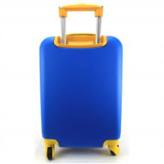 Mala de Bordo de Segredo 360º Azul com Amarelo Sestini 065168-04 Viagem