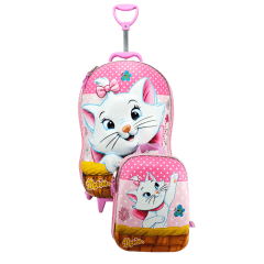 Mochila de Rodas 3D Marie com Lancheira Maxtoy 3855IM23