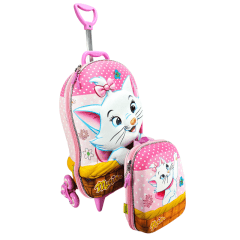 Mochila de Rodas 3D Marie com Lancheira Maxtoy 3855IM23