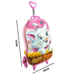 Mochila de Rodas 3D Marie com Lancheira Maxtoy 3855IM23