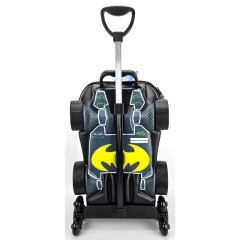 Mochila de Rodas Batman Batmóvel Clássico 3d Com Lancheira Maxtoy 3805pm19