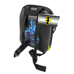 Mochila de Rodas Batman Batmóvel Clássico 3d Com Lancheira Maxtoy 3805pm19