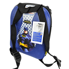 Mochila de Rodas Batwheels Batman Batmóvel 3D Com Lancheira Maxtoy 2810am23