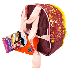 Mochila de Rodas Bella Princesa Disney com Lancheira Térmica Xeryus 11530