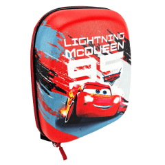 Mochila de Rodas Carros Disney Mcqueen 3d Com Lancheira Maxtoy 3851am22