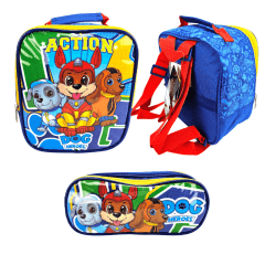 Mochila de Rodas com Alça de Costas Dog Hero Com lancheira e Estojo Seanite MR41424