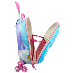 Mochila de Rodas Frozen Elza 3D Com Lancheira Maxtoy 3855EM22