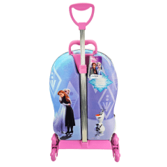 Mochila de Rodas Frozen Elza 3D Com Lancheira Maxtoy 3855EM22