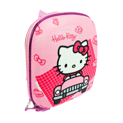 Mochila De Rodas Hello Kitty 3D E Lancheira Maxtoy 2823BM23