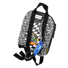 Mochila de Rodas Hot Wheels 3D Terrain Storm Com Lancheira Maxtoy 2500GM21