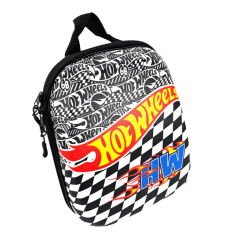 Mochila de Rodas Hot Wheels Bone Shaker 3D Com Lancheira Maxtoy 2500em19