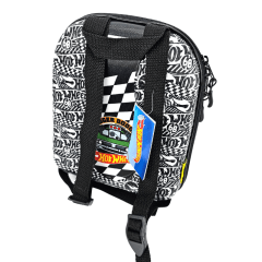 Mochila De Rodas Hot Wheels Howlin Heat 3D E Lancheira Maxtoy 2500HM23