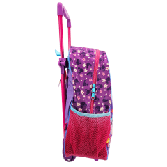 Mochila de Rodas Minnie Mouse Disney com Lancheira e Estojo Xeryus 11400