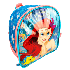 Mochila de Rodas Pequena Sereia Ariel com Lancheira Xeryus Disney 11480