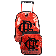 Mochila de Rodinha Flamengo Oficial com Lancheira Xeryus 11910