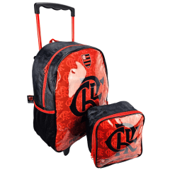 Mochila de Rodinha Flamengo Oficial com Lancheira Xeryus 11910