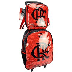 Mochila de Rodinha Flamengo Oficial com Lancheira Xeryus 11910