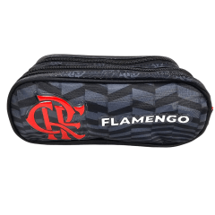 Mochila de Rodinha Flamengo Oficial com Lancheira Térmica e Estojo Triplo Xeryus 13550