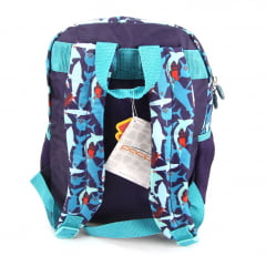 Mochila Infantil Tubarão Costas com Lancheira e Estojo Pacific 997L05