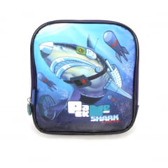 Mochila Infantil Tubarão Costas com Lancheira e Estojo Pacific 997L05