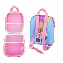 Kit Mochila de Rodinhas Angel e Stitch 3D Disney c/ Lancheira Maxtoy