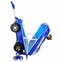 Kit Mochila de Rodinhas Patrulha Canina Chase 3D Carro c/ Lancheira Maxtoy