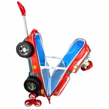 Kit Mochila de Rodinhas Patrulha Canina Marshall 3D Carro c/ Lancheira Maxtoy