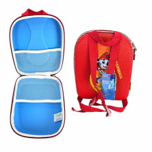 Kit Mochila de Rodinhas Patrulha Canina Marshall 3D Carro c/ Lancheira Maxtoy