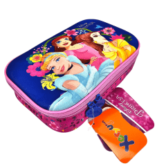 Mochilete 3D Disney Princesa com Estojo Box Xeryus 10960