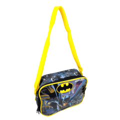 Mochilete Batman com Lancheira e Estojo Luxcel IC37922BM-AM