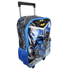 Mochilete Batman com Lancheira e Estojo Luxcel IC37922BM-AZ