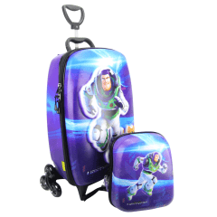 Mochilete Buzz Toy Story 3D com Lancheira Maxtoy 3852BM22