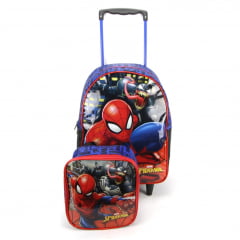 Mochilete Homem Aranha Com Lancheira Marvel Xeryus 10670