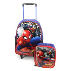 Mochilete Homem Aranha Com Lancheira Marvel Xeryus 10670