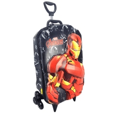 Mochilete Homem de Ferro 3D com Lancheira Maxtoy 3850BM22