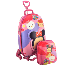 Mochilete Minnie Tsum Tsum 3D com Lancheira Maxtoy 3854BM22