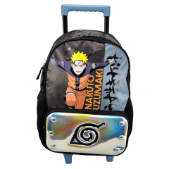 Mochilete Naruto com Lancheira Estojo e Garrafa Pacific 978B01