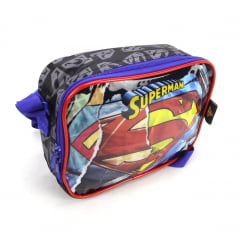 Mochilete Superman com Lancheira Térmica Luxcel IC37892SM-VM