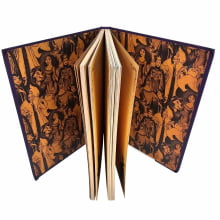 Caderno Colegial Vilãs Disney Animativa Brochura Premium - 160 Folhas